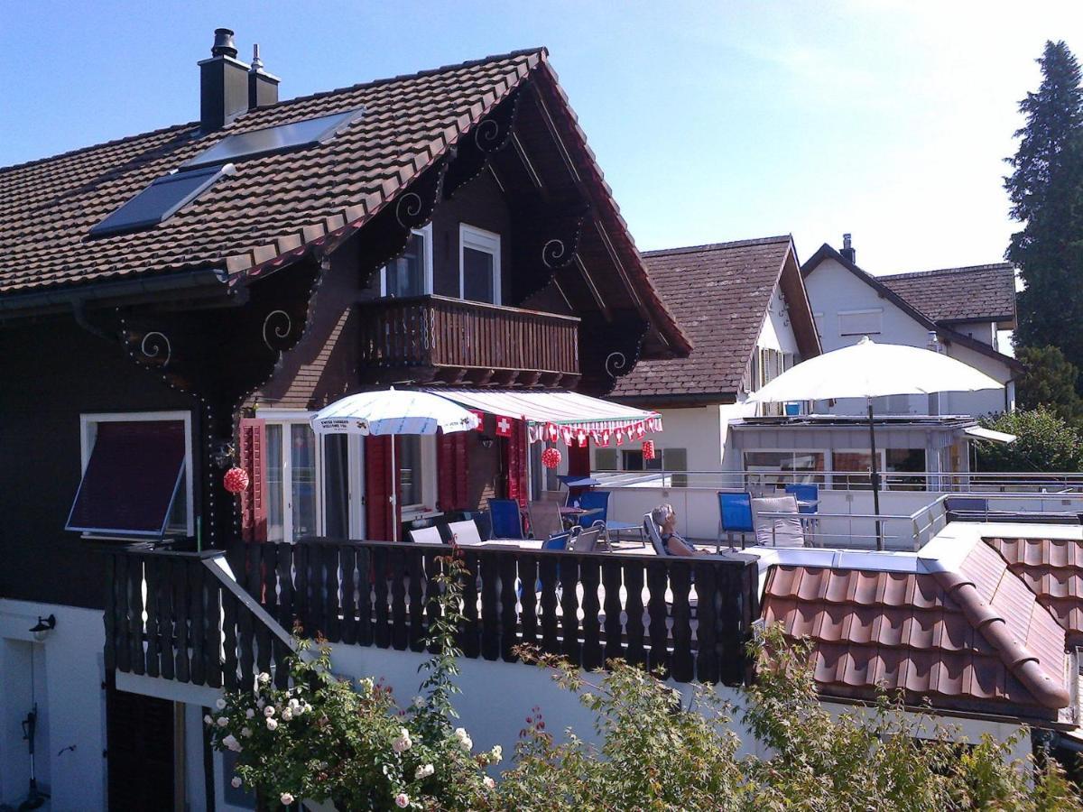 Pension Chalet Charme Siebnen Exteriör bild